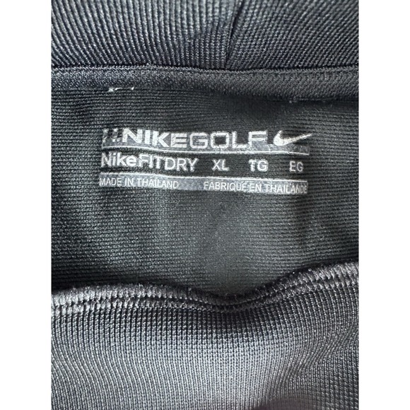 Nike Golf Dri Fit Long Sleeve Mock Neck Shirts XL Blue Black 2 Lot - Picture 6 of 15